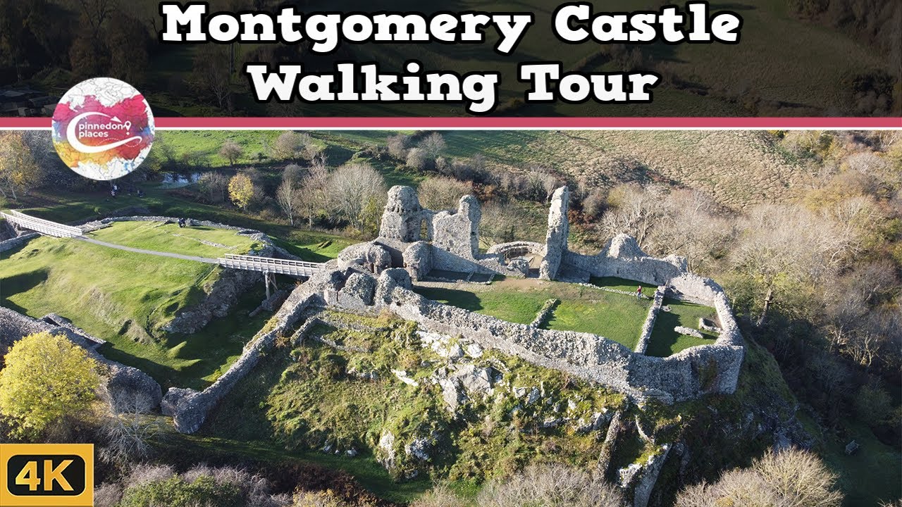 MONTGOMERY CASTLE, WALES  |  A Hilltop Defensive Fortress Overlooking Welsh Borders  |  Walking Tour