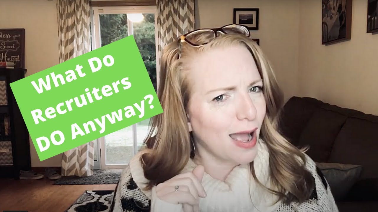 What do recruiters do anyway? We don't find jobs for people. Sorry.