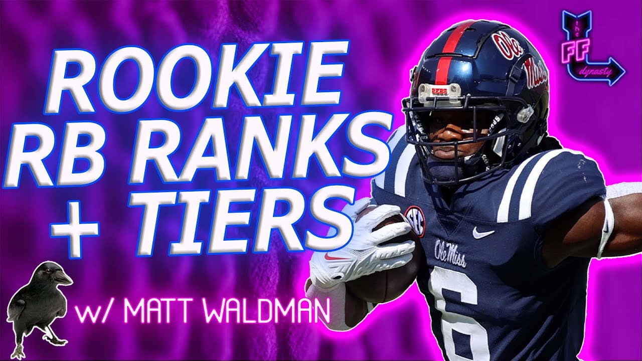 UPDATED ROOKIE RB RANKINGS + TIERS with Matt Waldman - 2023 Dynasty Fantasy Football Rookie Class