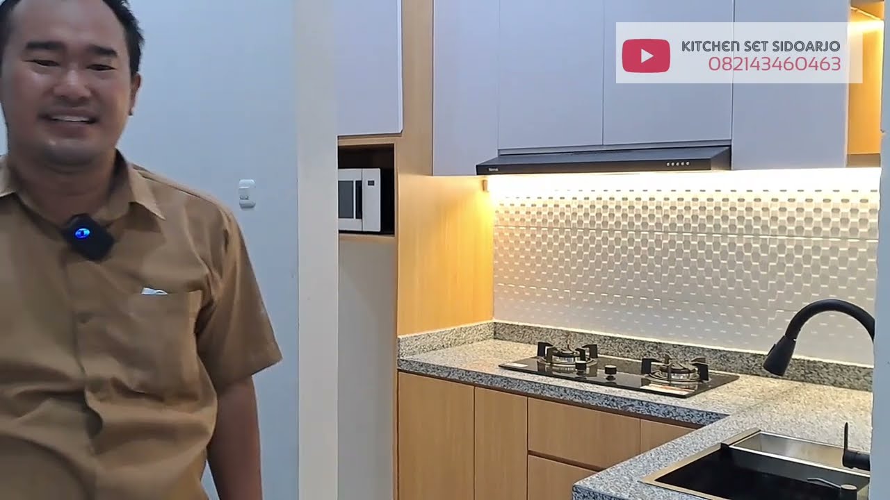 Review kitchen set minimalis 3.1meter dan biaya pembuatanya