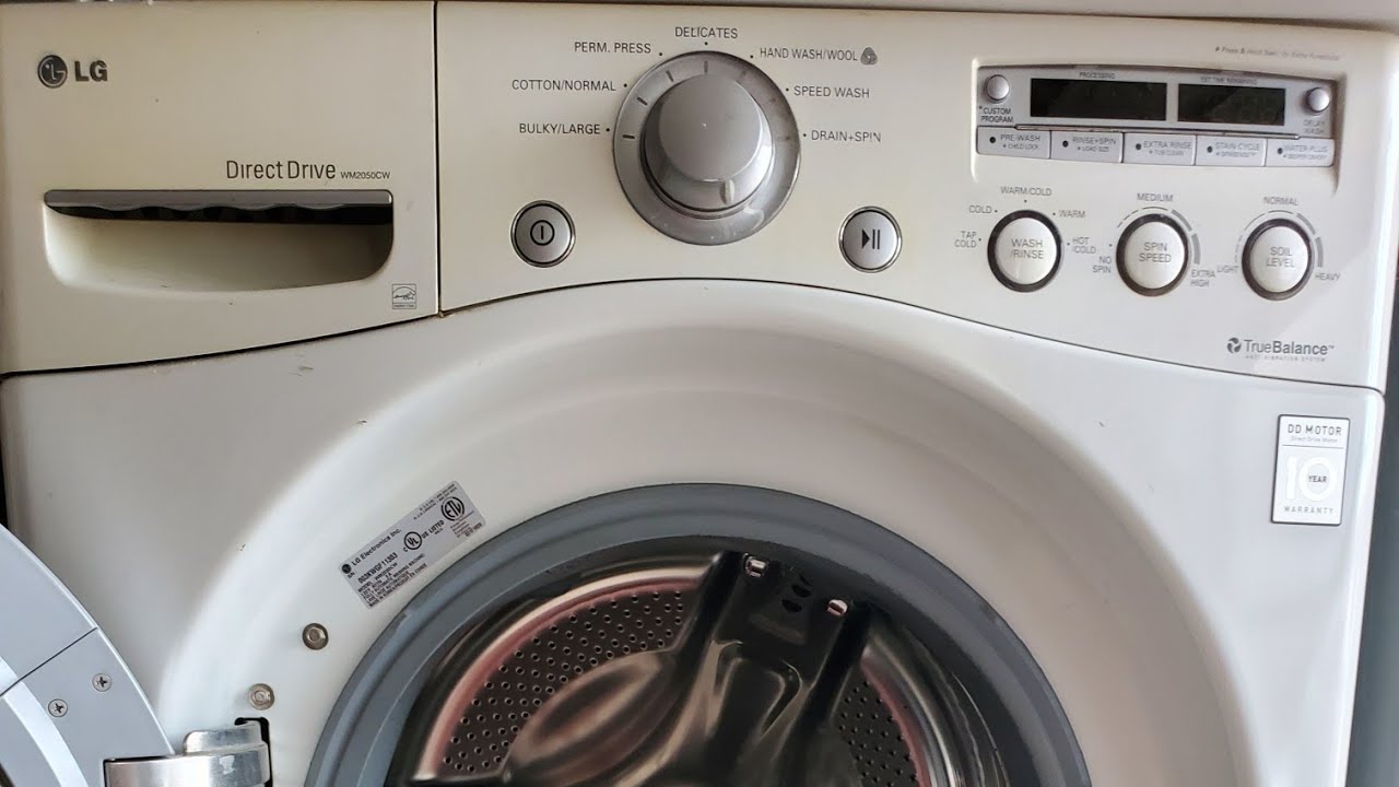 LG Washing machine Jumping and Knocking in spin cycle Fix!