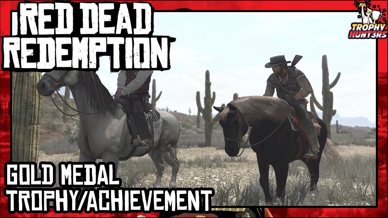Red Dead Redemption - Gold Medal Trophy/Achievement