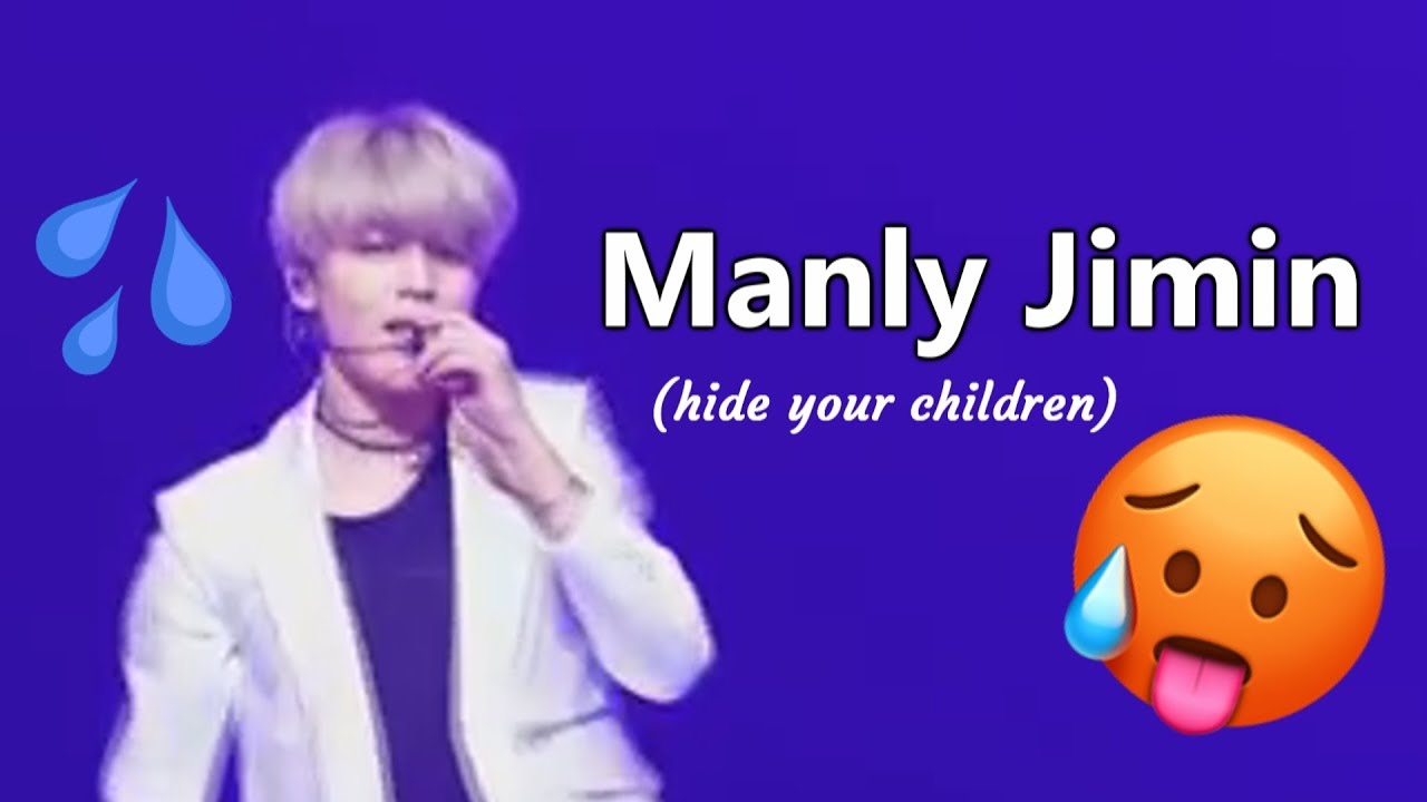 BTS Jimin being manly