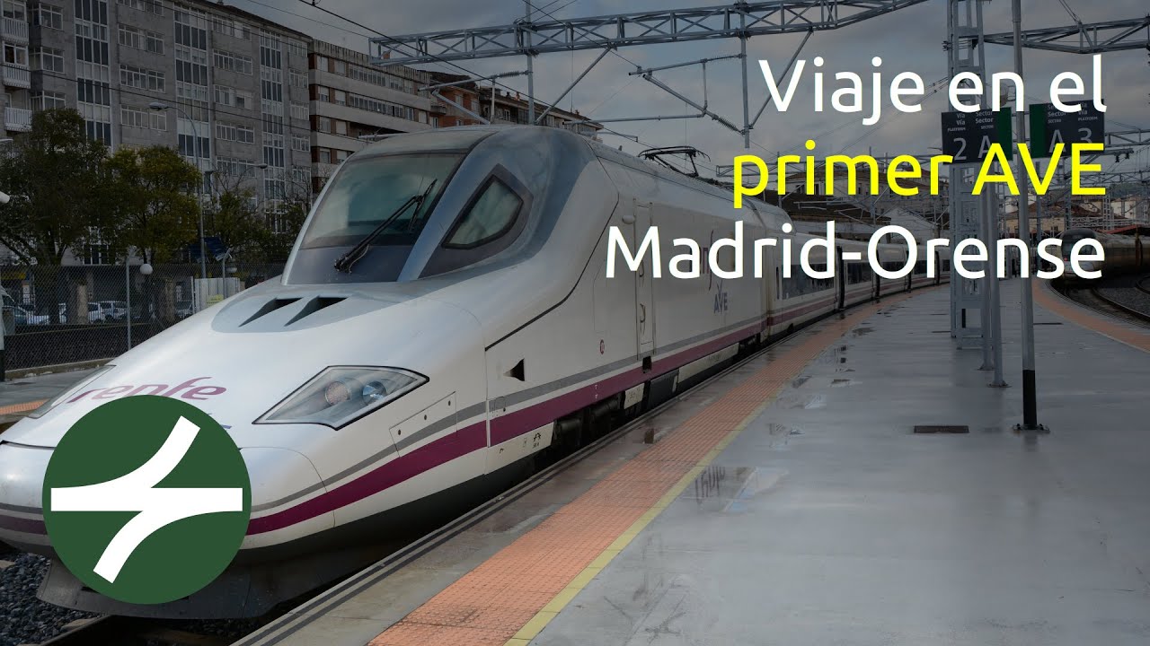 Viaje en el primer AVE Madrid Orense