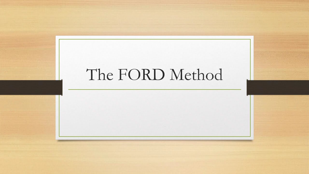 The FORD Method of communication