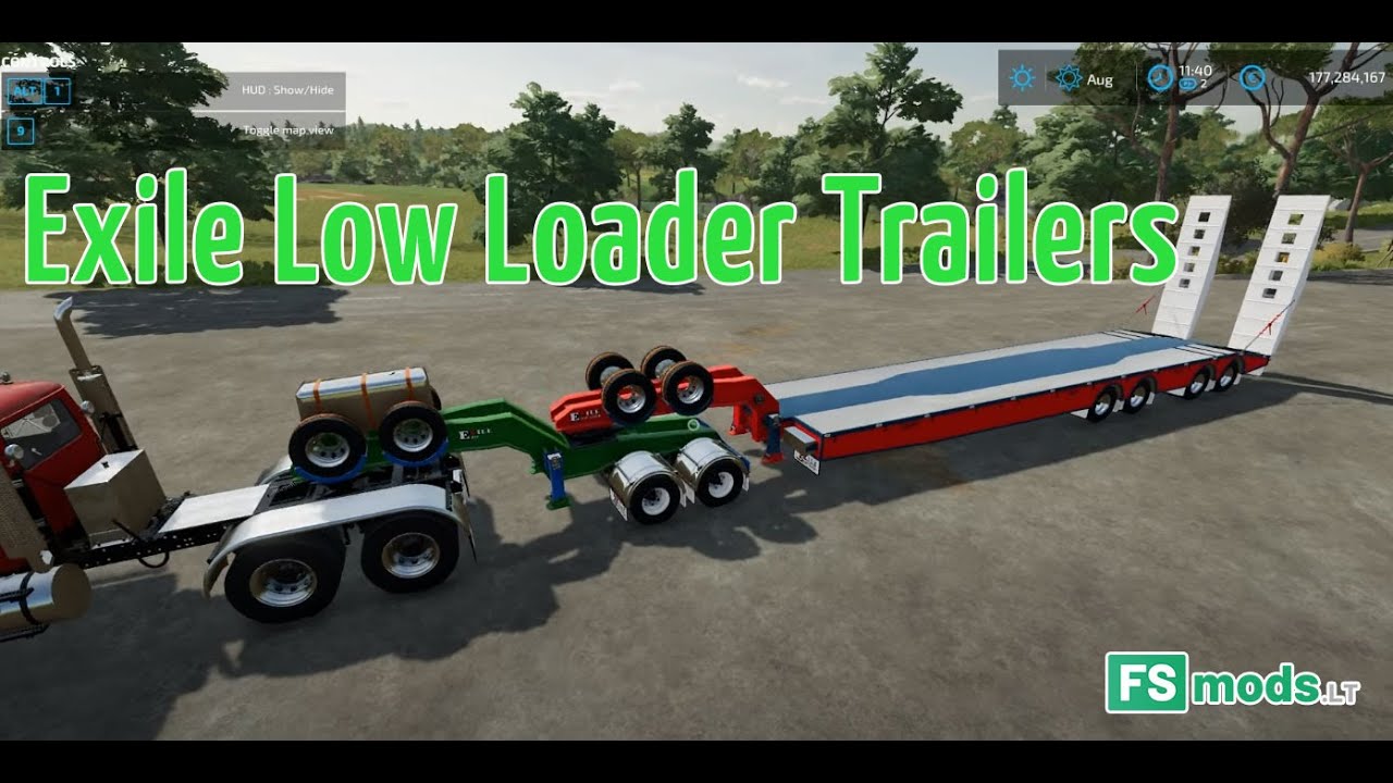FS22 - Exile Low Loader Trailers