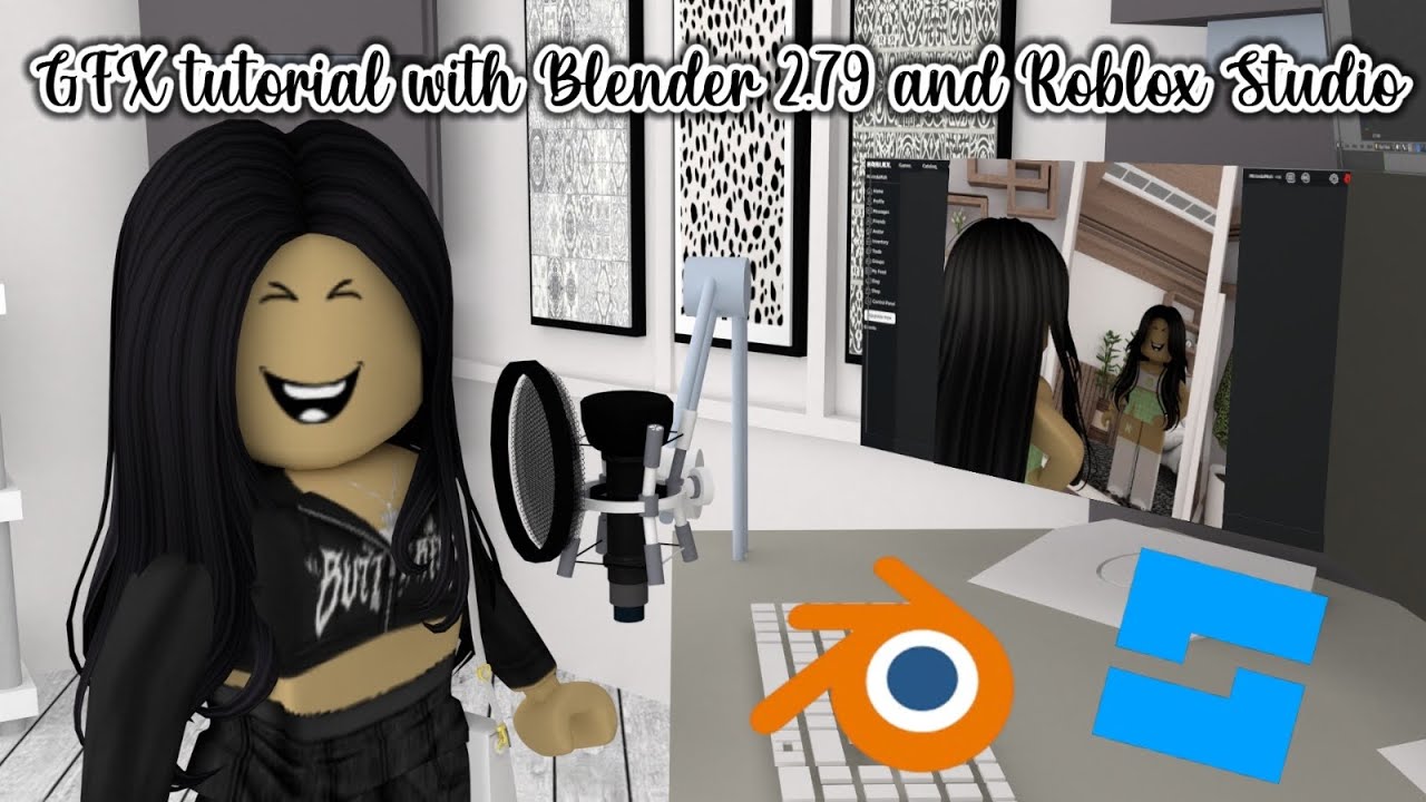 Gfx TUTORIAL using Blender 2.79 and Roblox Studio  | LupinPlaysRoblox ✧