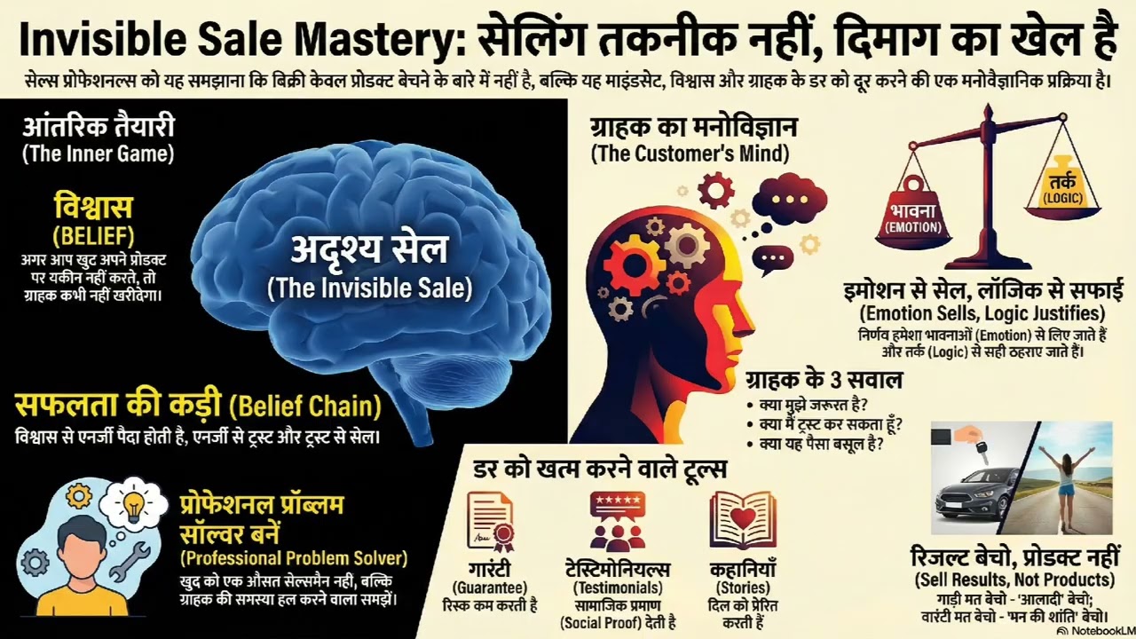 Invisible Sale Mastery: Selling Psychology in Hindi | Sales Tips & Tricks