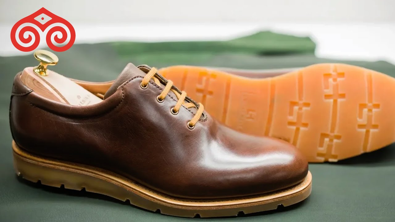Leather Sneakers in Horween's Brown Chromexcel 80650 Calvia &middot; CARMINA SHOEMAKER