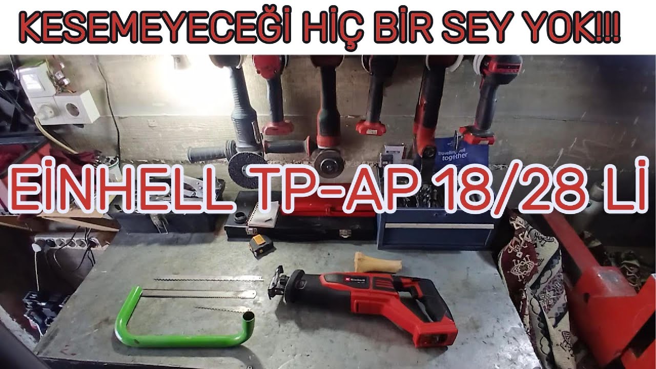 TESTERENİN KRALI /KESEMEYECEĞİ HİÇBİR SEY YOK!!!!/ EİNHELL TİLKİ KUYRUĞU - KILIÇ TESTERE
