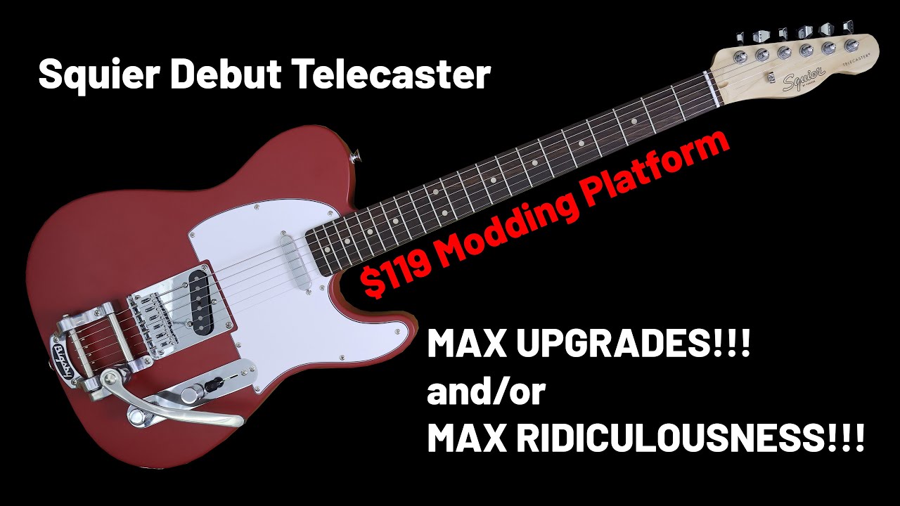 Дебютный Telecaster от Squier: максимум улучшений/максимальная нелепость
