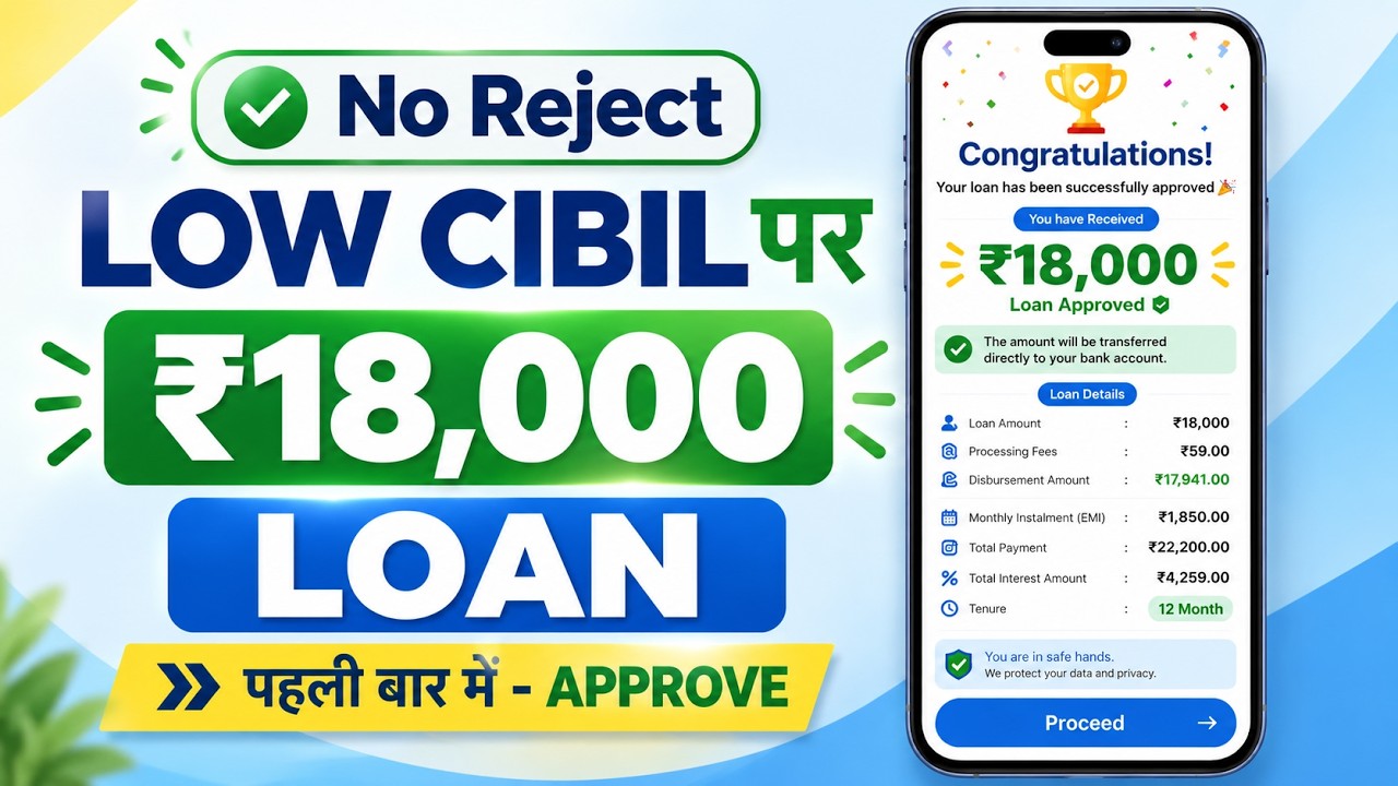 New Loan App - Which app to take a loan from - Personal loan app for low CIBIL score - Fast loan ...