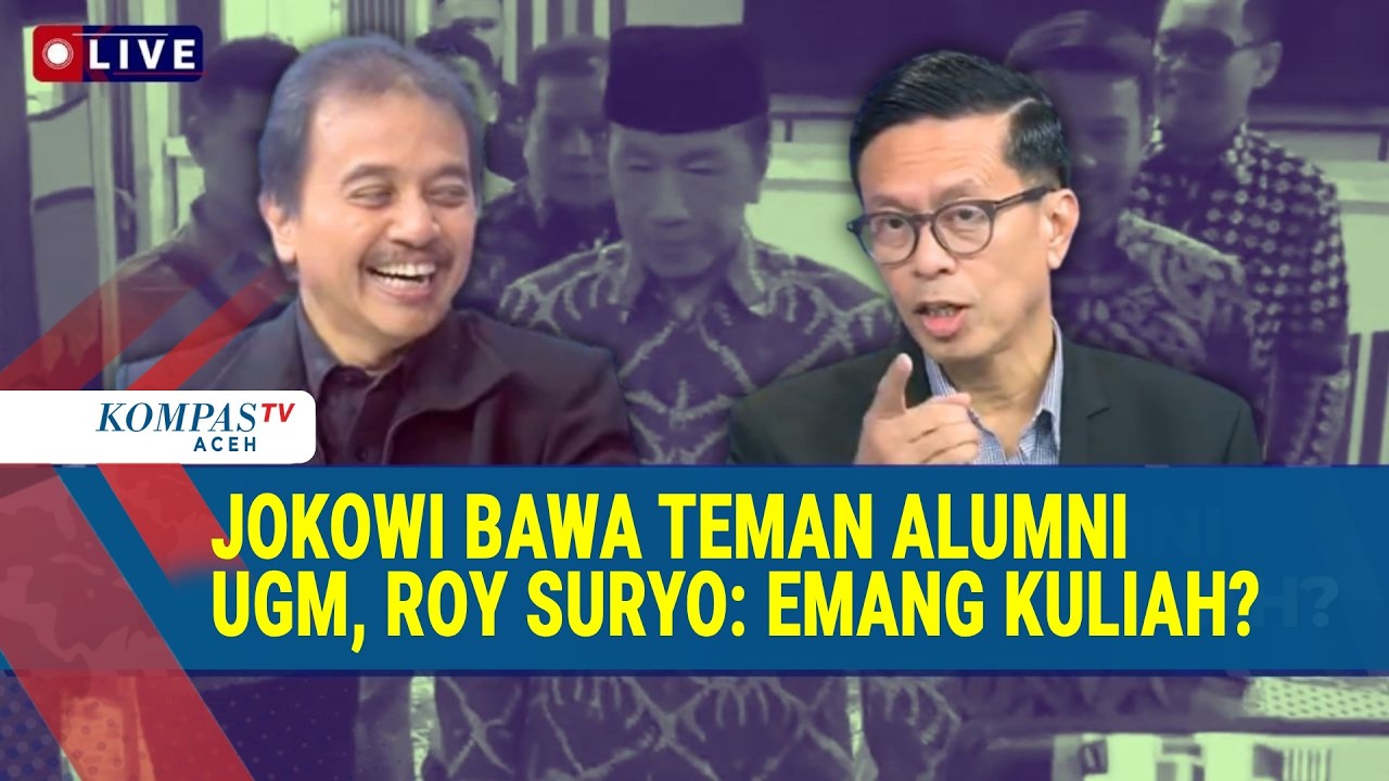 Kasus Ijazah Memanas, Roy Suryo dan Andi Azwan Saling Serang