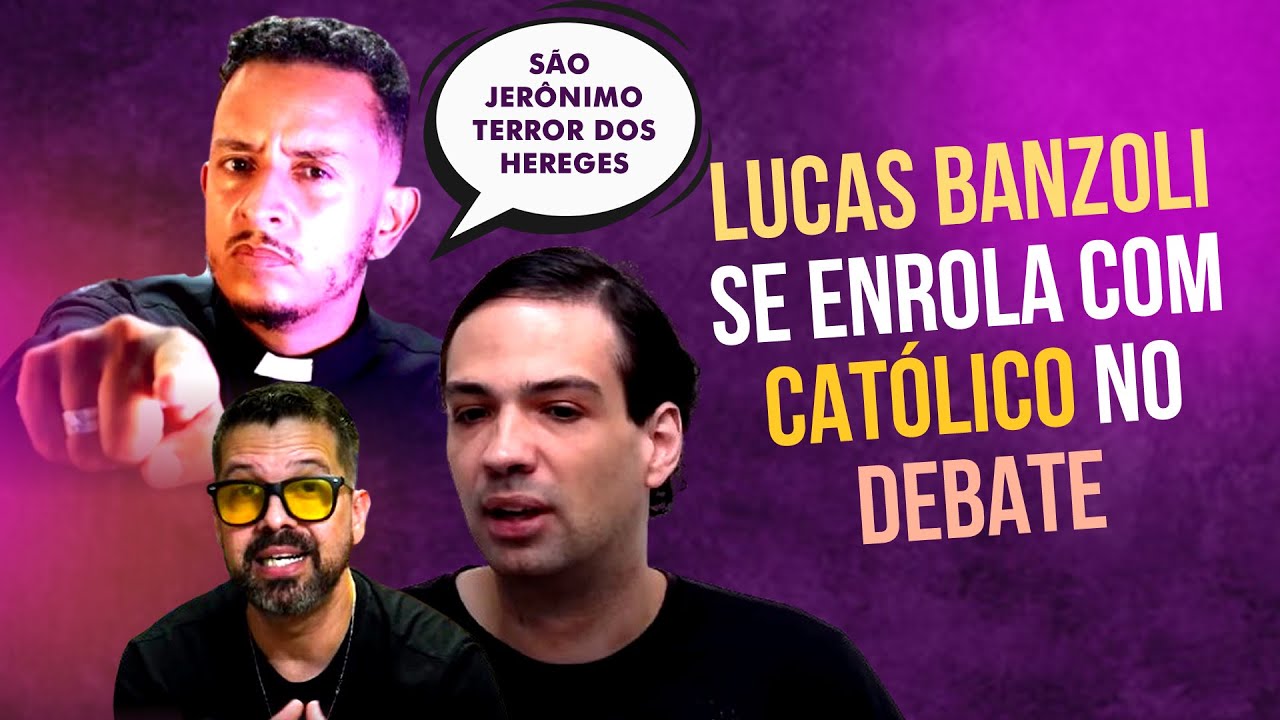LUCAS BANZOLI SE ENROLA NO DEBATE COM O DIÁCONO CATÓLICO // DEBATE CATÓLICO X PROTESTANTE