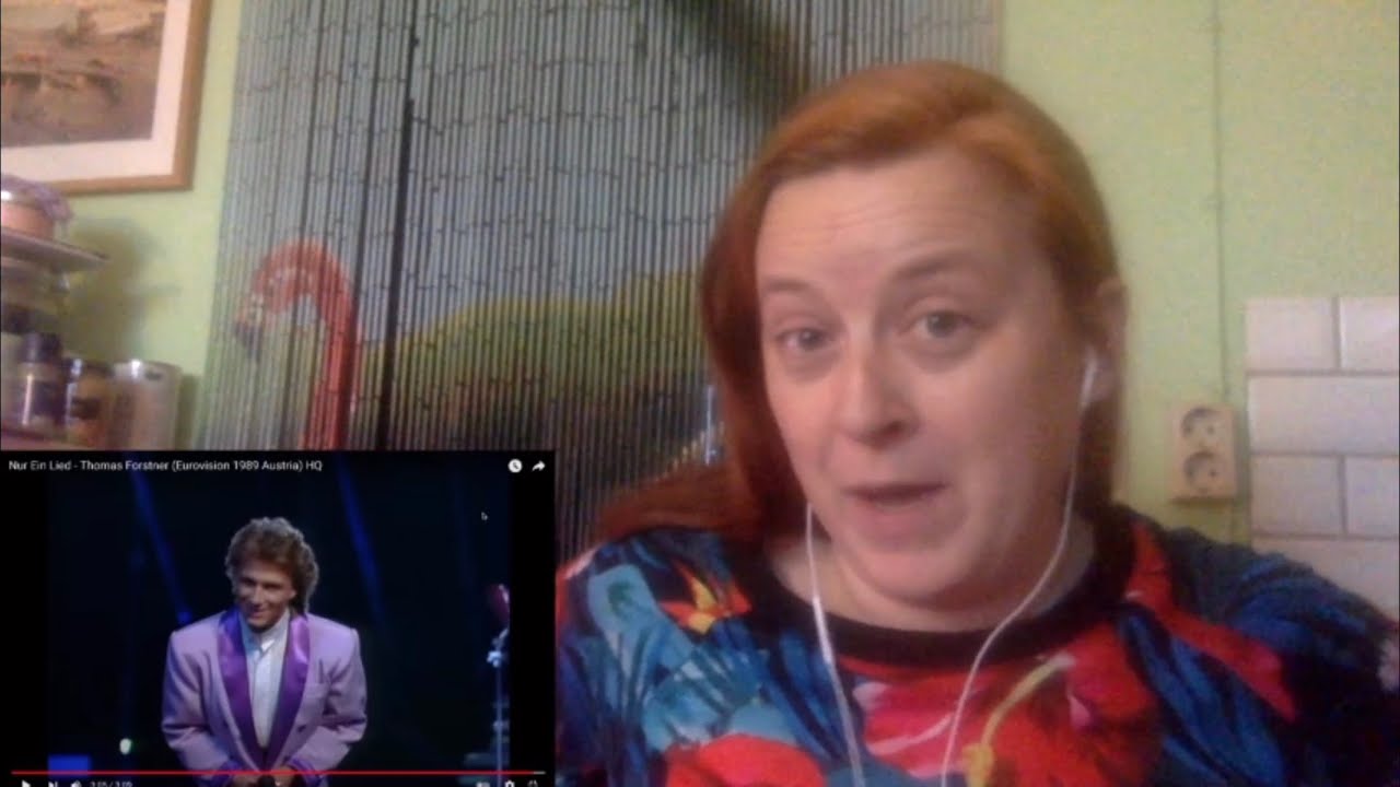 Reaction video - Austria 1989 - Thomas Forstner - Nur Ein Lied - Eurovision Song Contest