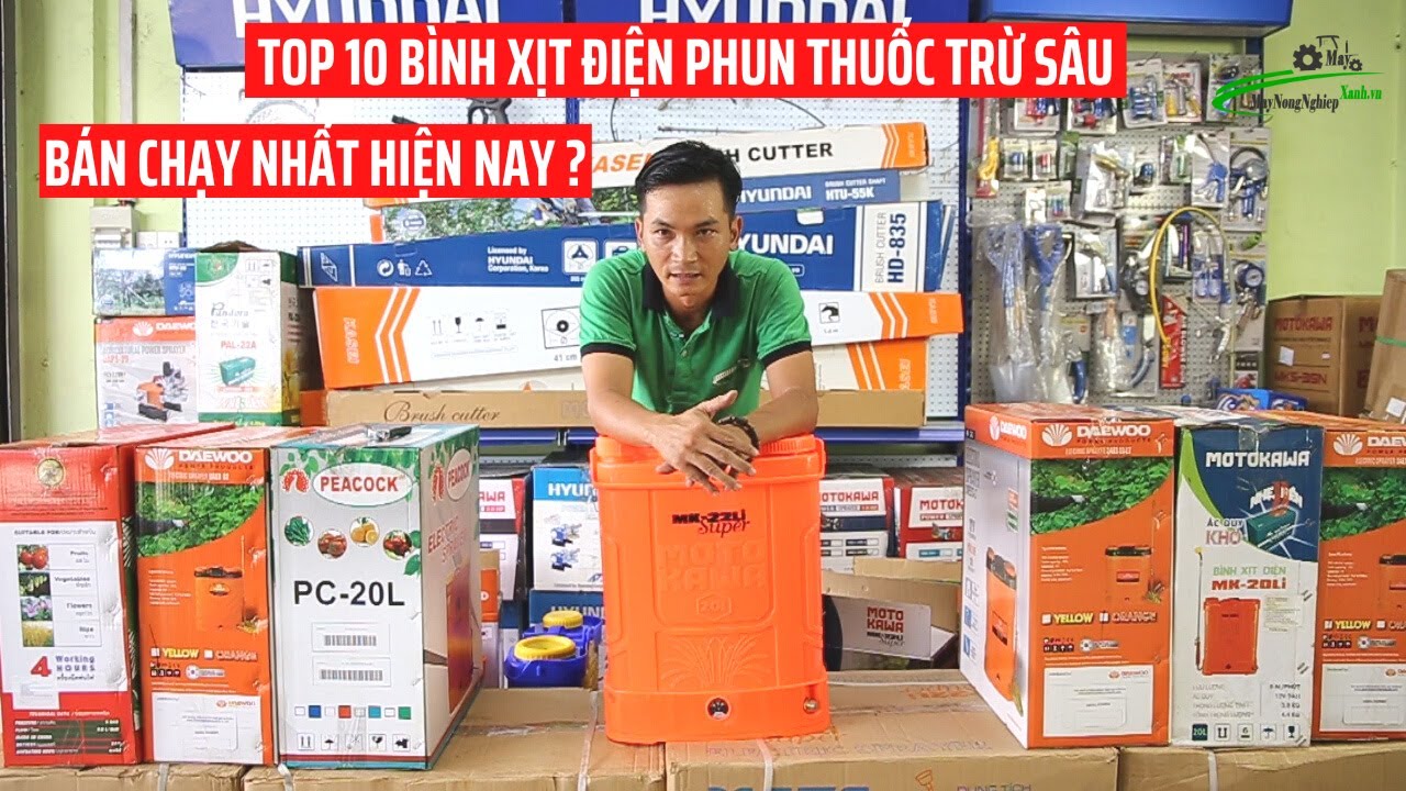 [So sánh] Top 10 Bình xịt điện phun thuốc trừ sâu chính hãng bán chạy nhất - XỊN