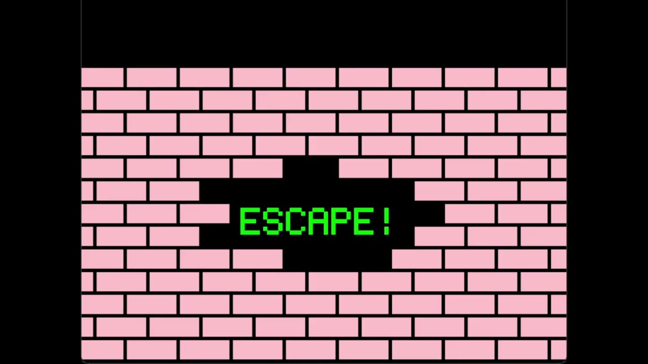 Cybervision 2001 - Instructions for Escape! (1978)