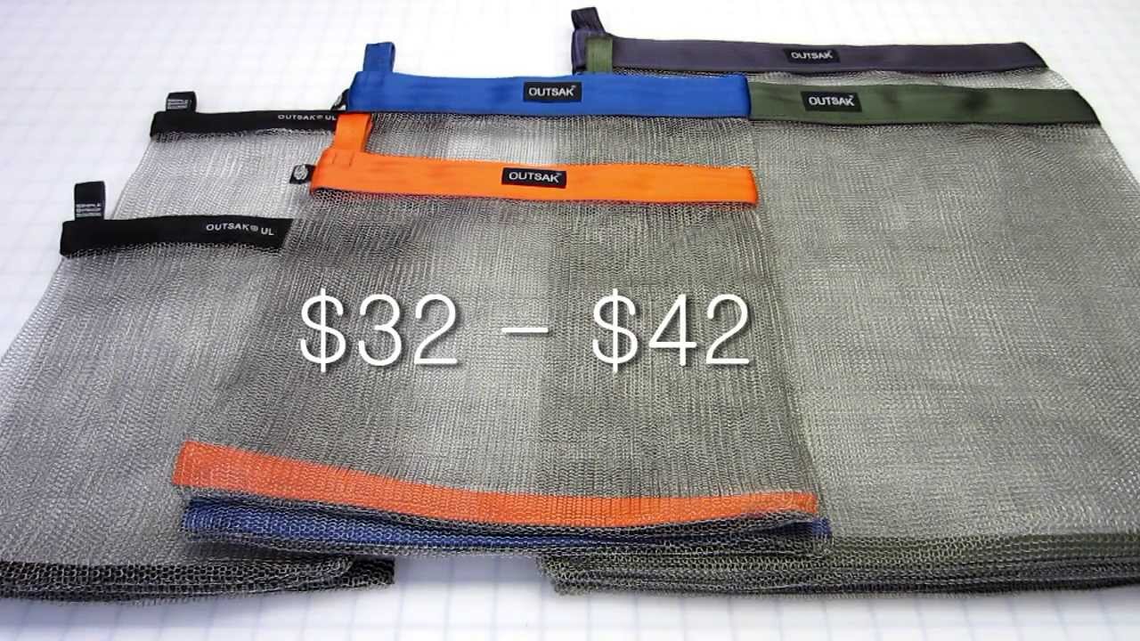 Outsak Animal Resistant Storage Bag Size Comparison.