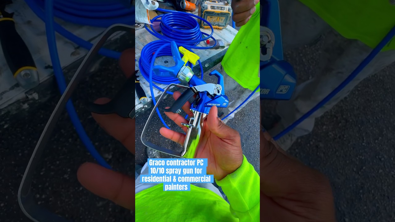 Graco Contractor PC spray gun #spraypaint #spray #spraygun #gracopaintsprayers #graco #paintspraying