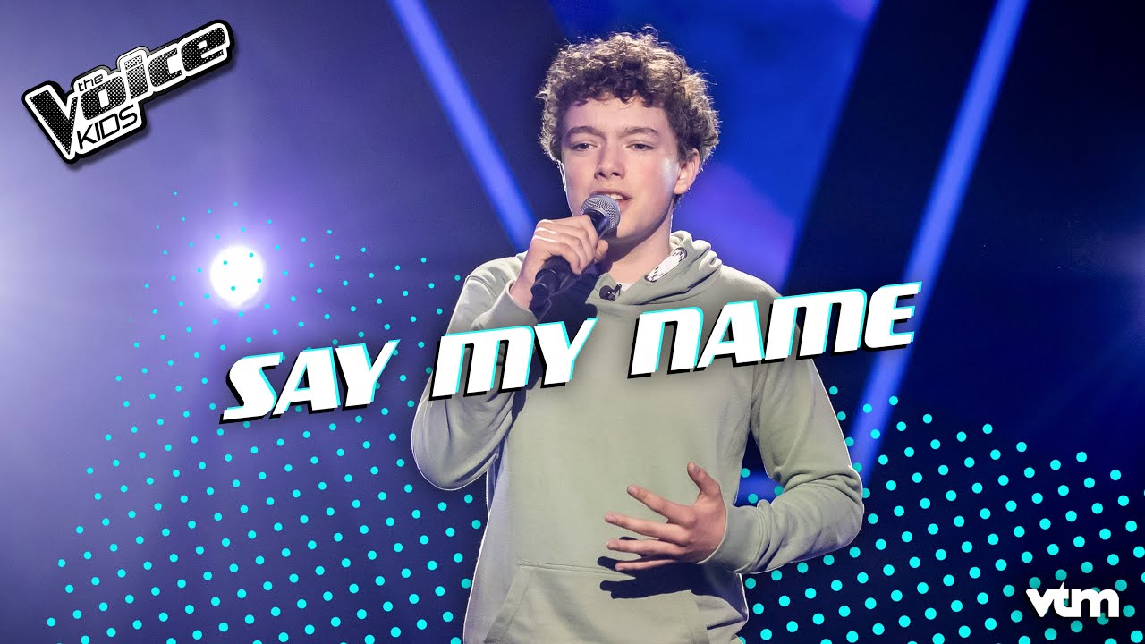 Lars - 'Say My Name' | Blind Auditions | The Voice Kids | VTM
