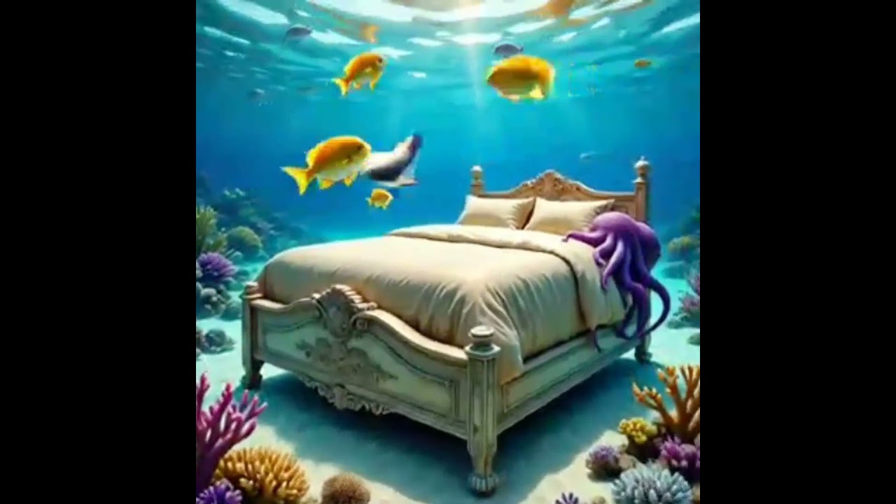 Peaceful Sea Animals Resting on the Ocean Bed | Relaxing Underwater Life 4K”