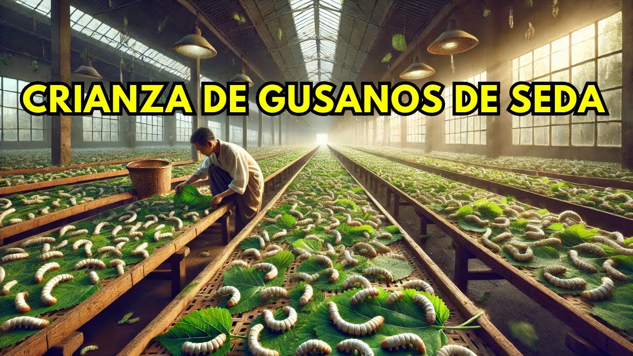 Crianza de Gusanos de Seda: Cómo Los Capullos se Convierten en Seda - Proceso de Cosecha de Seda