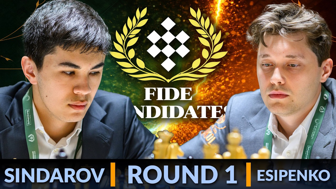Javokhir Sindarov vs Andrey Esipenko | Candidates 2026 Round 1