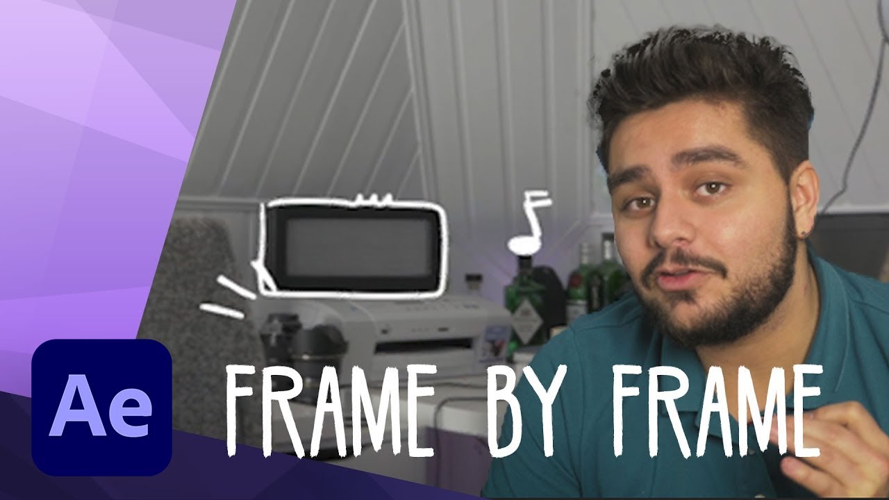 How To Create a Scribble Effect for Music Videos Like Bruno Mars Animation After Effects  Tutorial