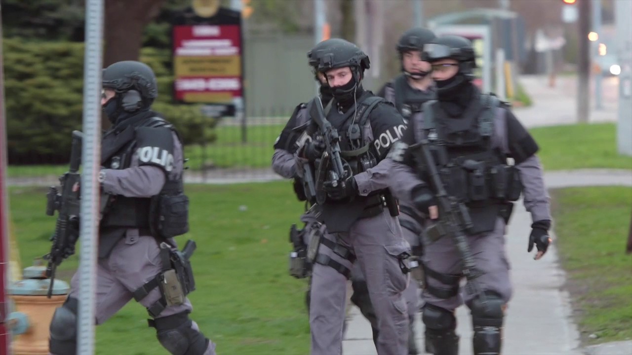 Toronto Police Emergency Task Force Searches For Shooter