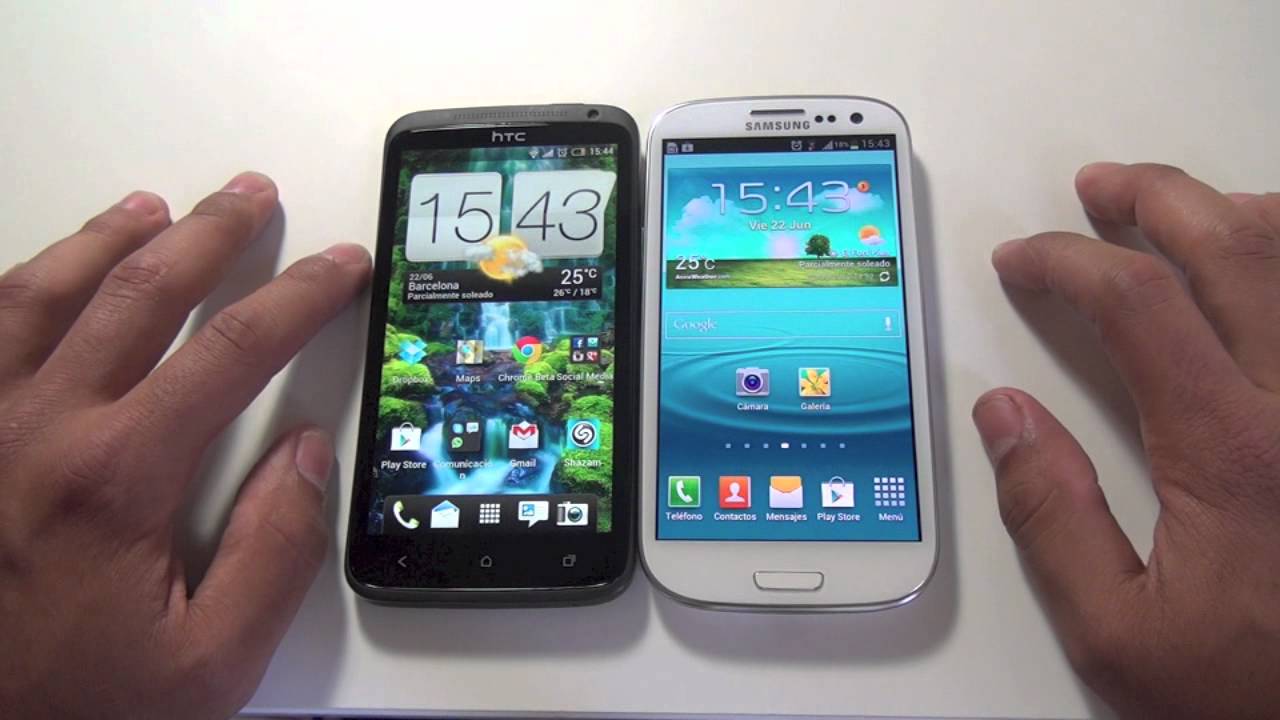 Videocomparativa HTC One X vs Samsung Galaxy S III