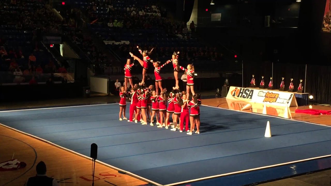 Barrington Coed Varsity Cheer @ State 2016 Day 1