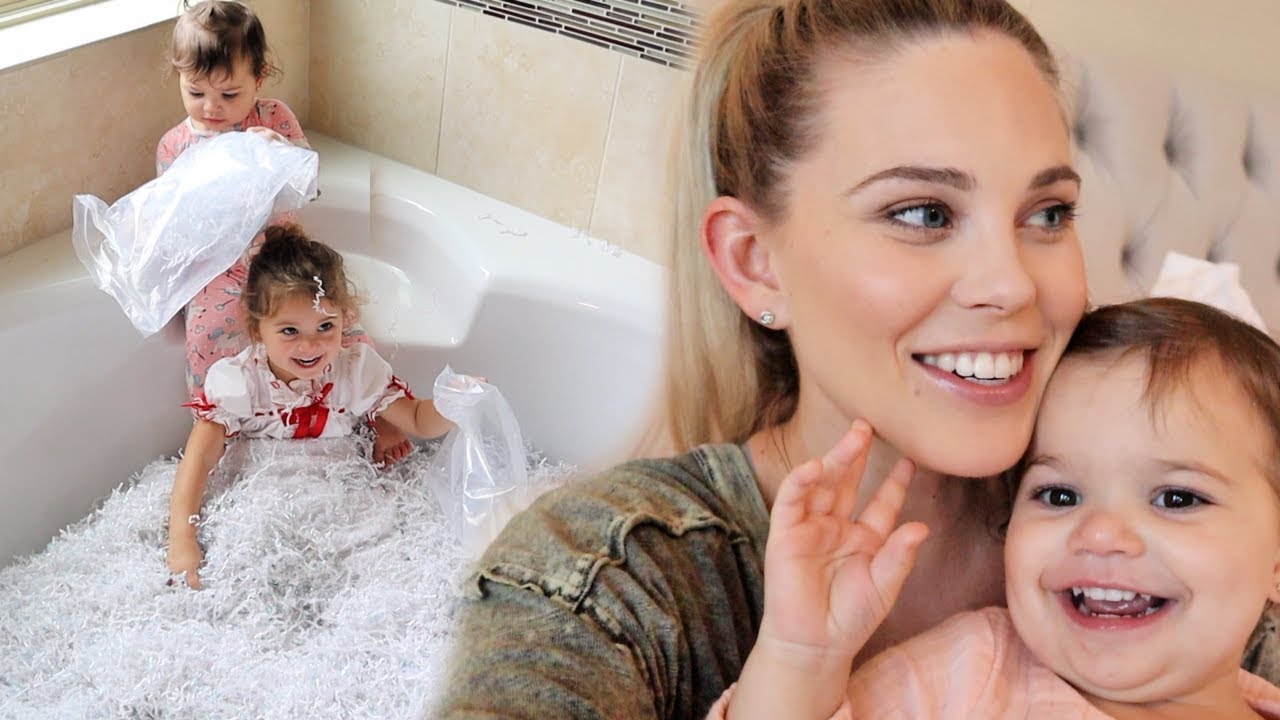 YAYA IS HERE! & trying on dresses for the wedding! | DITL with newborn & toddlers | Aaryn Williams