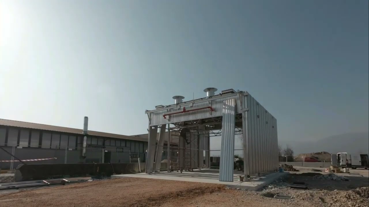 Pallet drying kiln, quick assembly