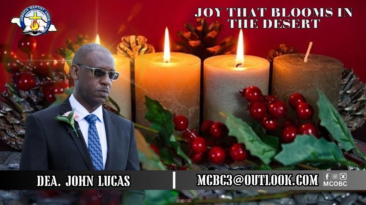 Joy that Blooms in the Desert | Greenvale Baptist Church (Dea. John Lucas) 14/12/2025