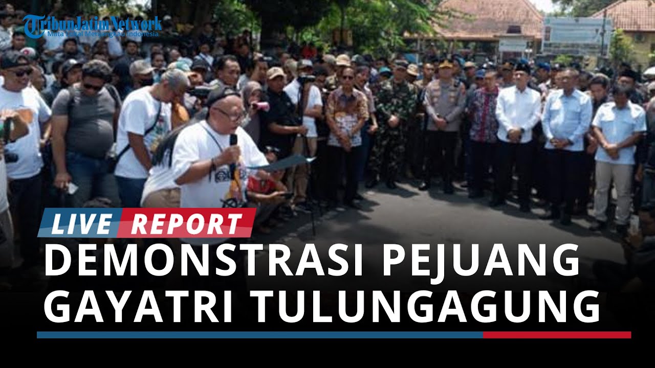 Demonstrasi Pejuang Gayatri Tulungagung, Serukan 28 Tuntutan ke Bupati dan DPRD