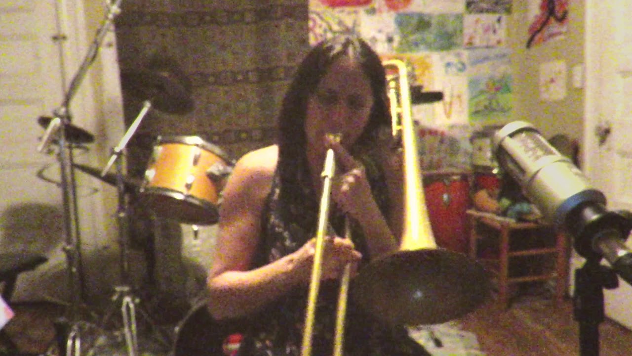 Reut Regev trombone solo improvisation
