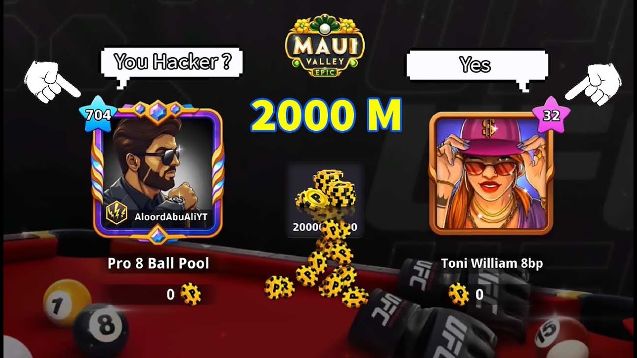 8 Ball Pool Noob Hacker Loses 🤣 Level 32 in Big Tables