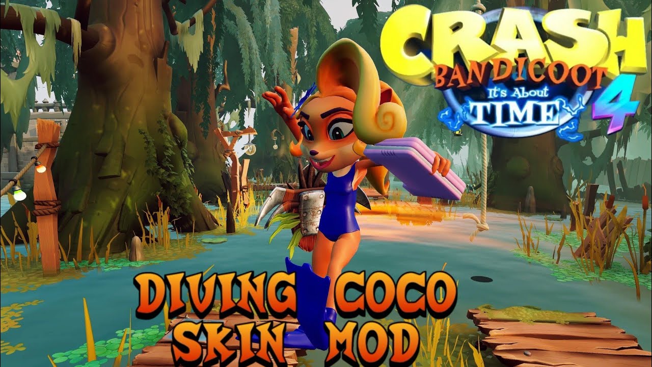 Crash Bandicoot 4 Its About Time: Diving Coco Skin Mod