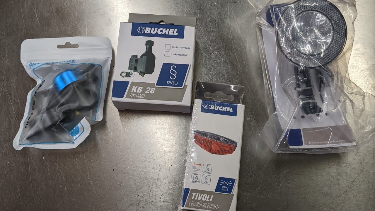 Beleuchtung am Fahrrad erneuern. Vorbereitung auf die Fahrradprüfung