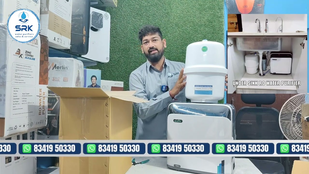 Ampure Undersink Water Purifier | for Modern Kitchens #waterpurifier #srkwaterpurifiers #alkaline