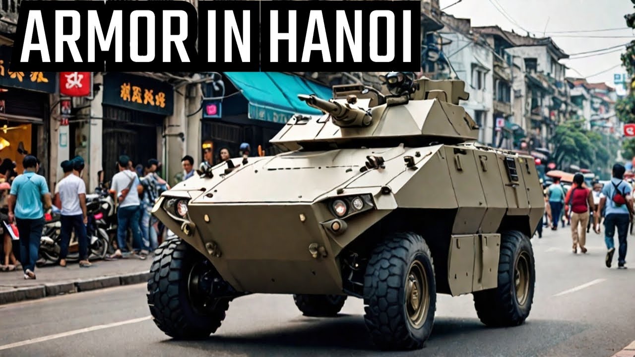 Walking Hanoi, Vietnam 🇻🇳: RARE VIP Motorcade with Armored Cars | 4K City Tour