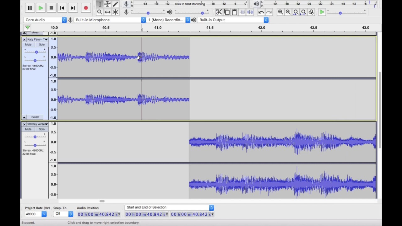 Audacity Tutorial: Pop Song Mash-up