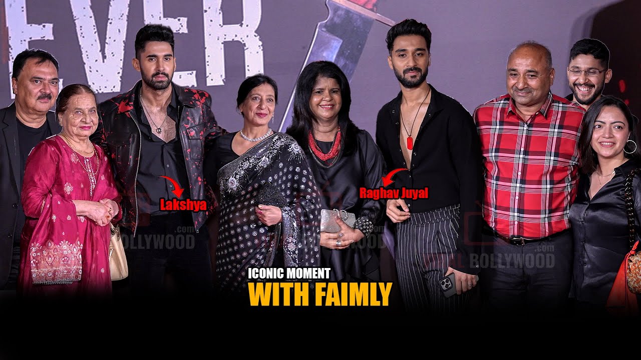 Raghav Juyal Family And Lakshya Family arrive at  KILL Movie Premiere 01