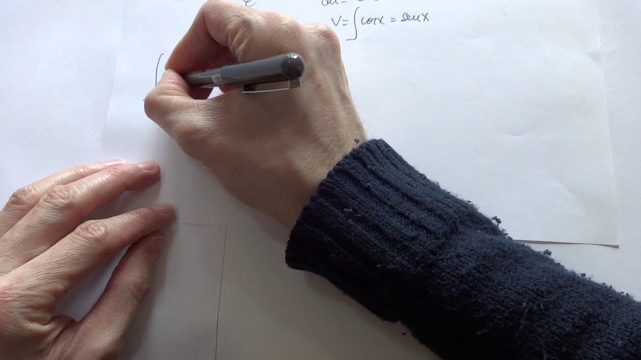 Integral de e^x cos x
