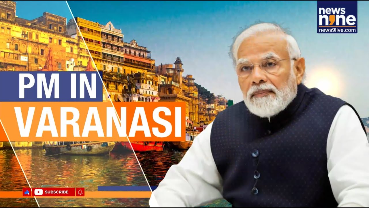PM Modi Receives Floral Welcome In Varanasi, To Host Mauritius PM Ramgoolam | News9