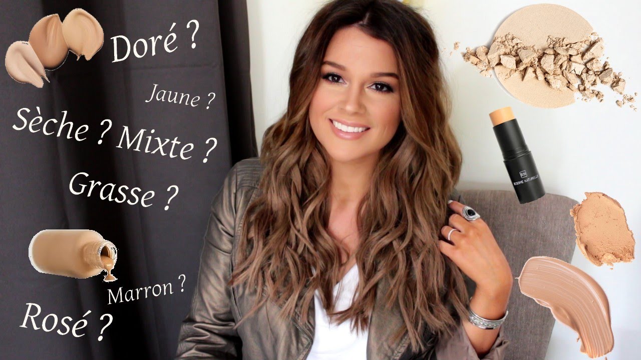 Quel fond de teint pour mon type de peau (sèche, mixte, grasse⎮Jaune, Rose ?)