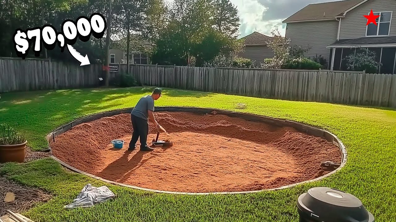 رجل يحوّل حديقته الخلفية بنفسه ويوفر أكثر من 70,000 دولار!