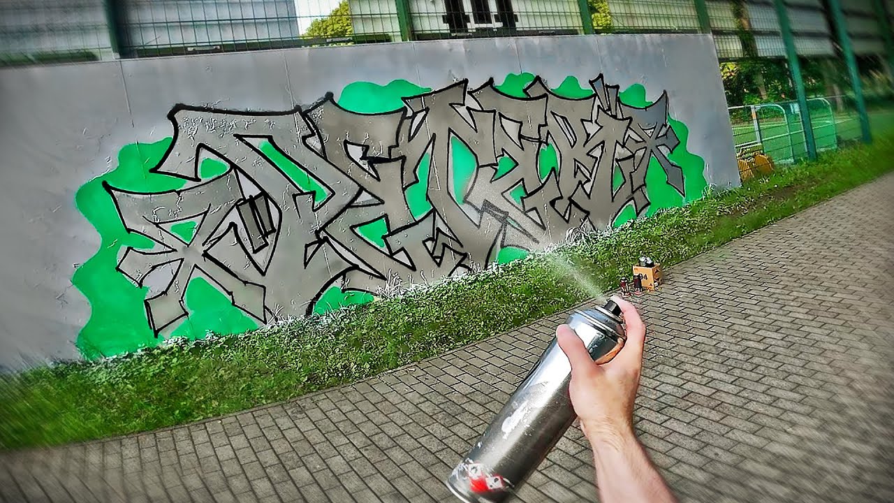 CHROME Graffiti | Full Process | 4K | 2025