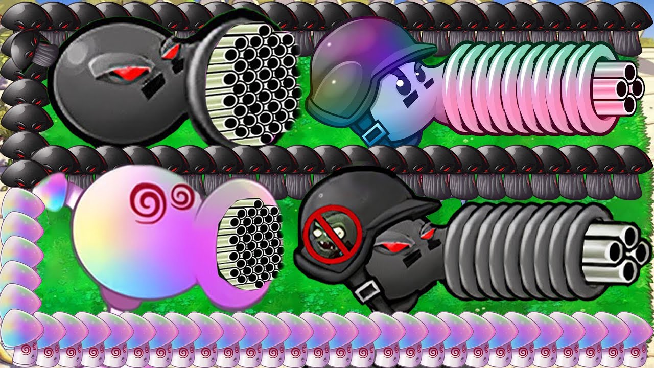 Doom Gatling Doom Peashooter X Hypno Gatling X Hypno Pea vs Dr.Zomboss Giga - Plants vs Zombie Hack