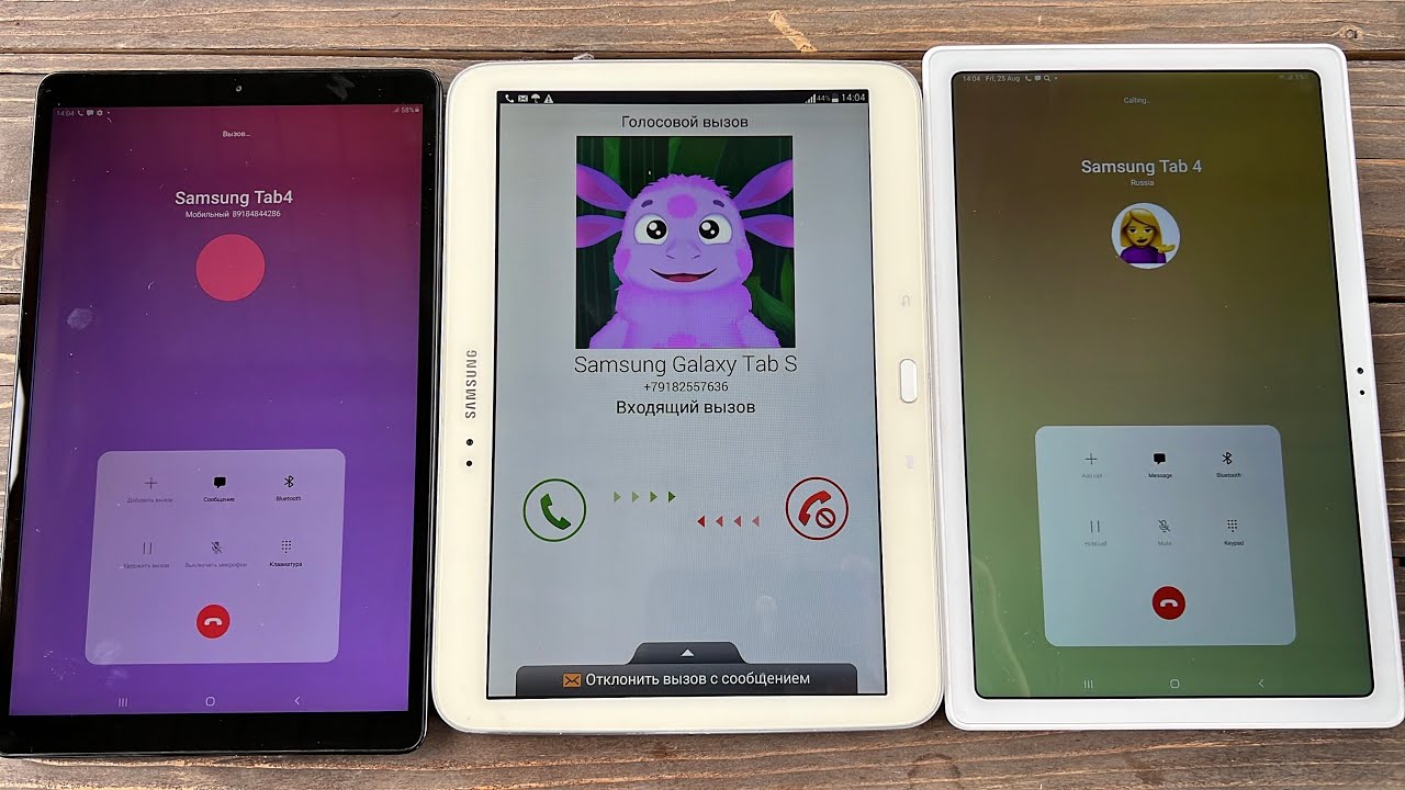 Samsung Tablet Tab4 /Samsung tab8 incoming/Outgoing Call Samsung Tab S
